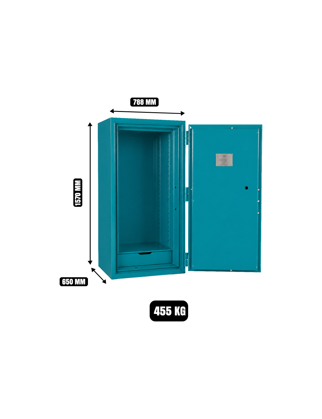 Shinjin Safe Tech Vogo Safes VGF-1570, QUTZAL GREEN