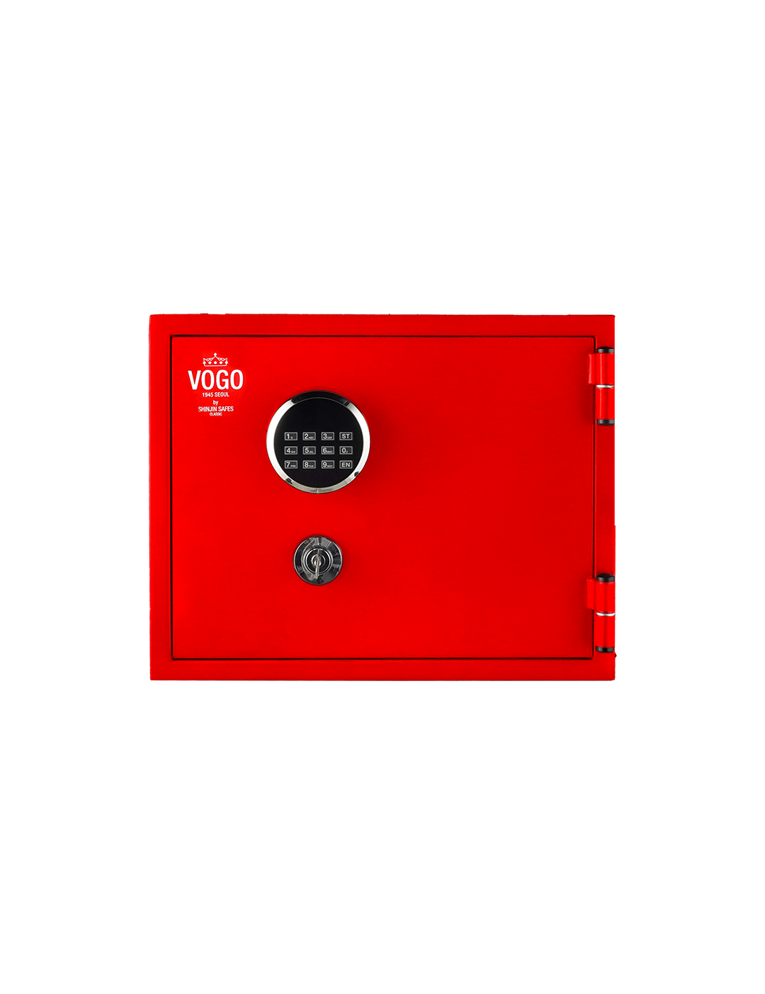 SHINJIN VOGO SAFES FIRE RESISTANT SAFE, MODEL VGF-360 RED