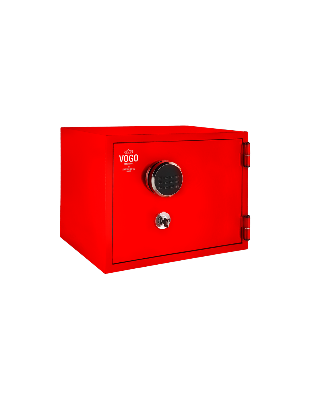 SHINJIN VOGO SAFES FIRE RESISTANT SAFE, MODEL VGF-360 RED