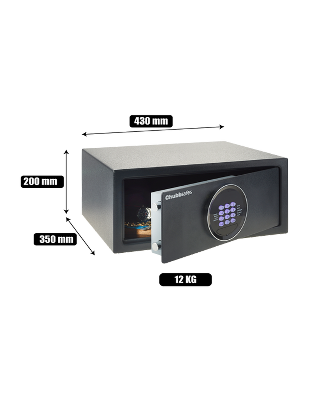 Chubbsafes Elements Air Hotel Safe M-25