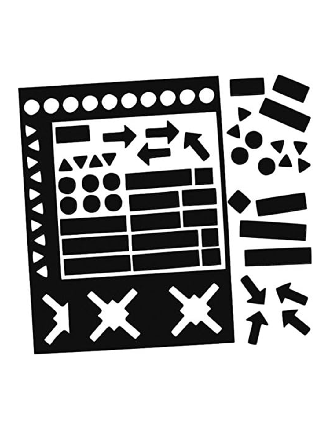 Legamaster Magnetic Symbols Black 10 mm