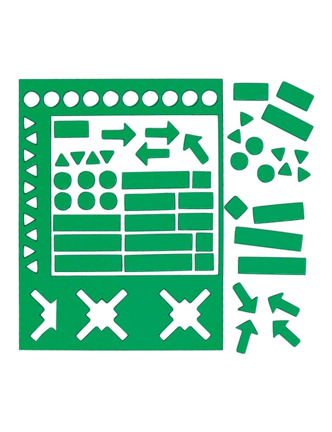 Legamaster Magnetic Symbols Green 10 mm