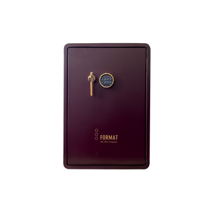 Format Home Safe LEO50 – S&G Electronic Lock, Burgundy