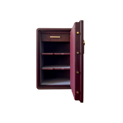 Format Home Safe LEO50 – S&G Electronic Lock, Burgundy