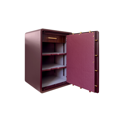 Format Home Safe LEO50 – S&G Electronic Lock, Burgundy