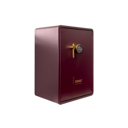Format Home Safe LEO50 – S&G Electronic Lock, Burgundy