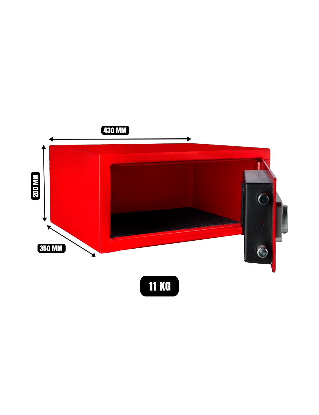 CHUBBSAFES ELEMENTS AIR LAPTOP SAFE MODEL 25 (Red)