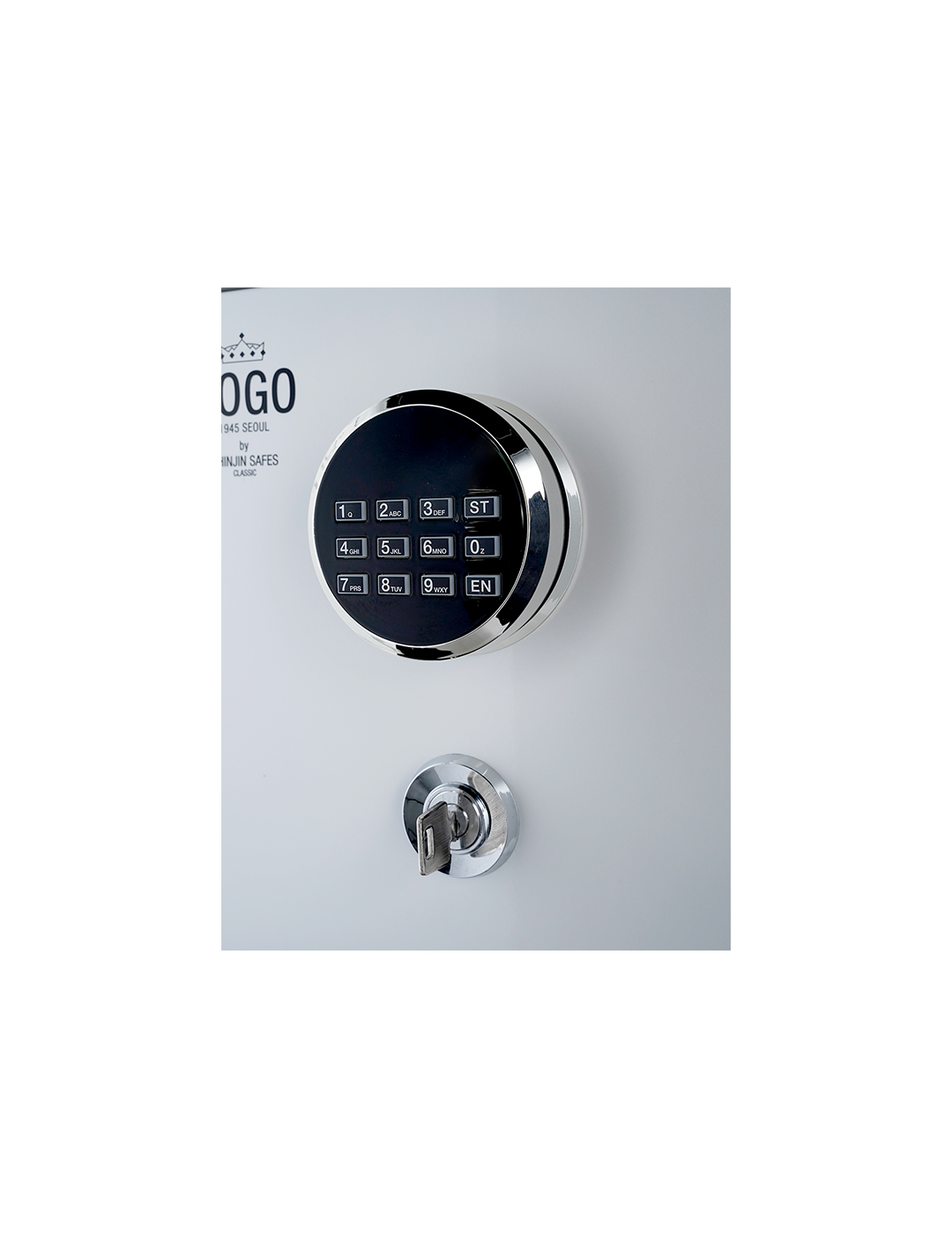 SHINJIN VOGO SAFES FIRE RESISTANT SAFE, MODEL VGF-360 White crystal