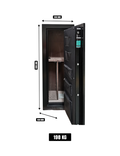 Format Liberty Safe DL12W – 60 Min Fire Rated, S&G Electronic Lock, Black