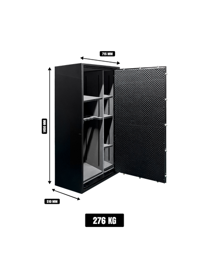 Format Home Safe LEO80 – 25 Min Fire Protection, S&G Electronic Lock, Black