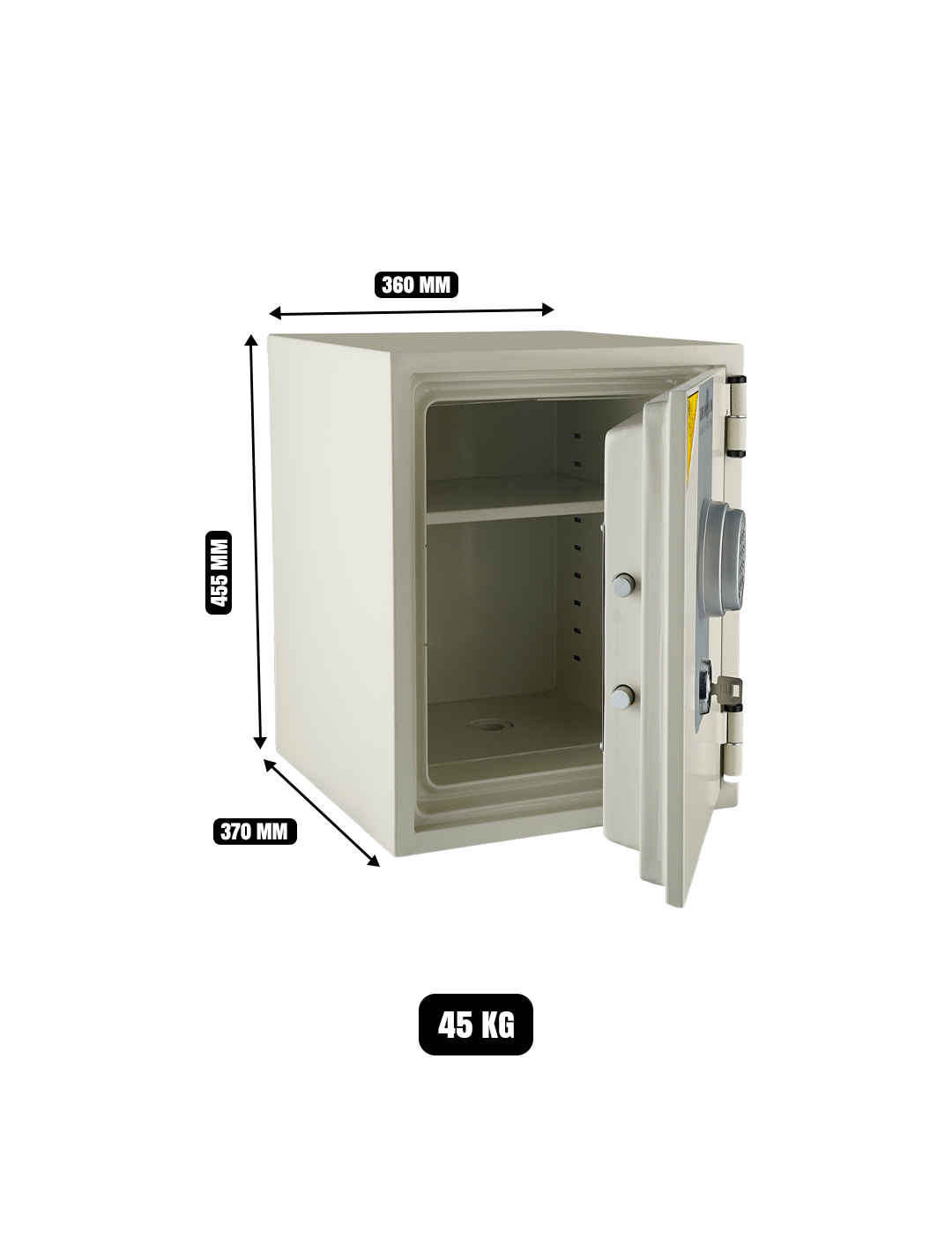 SAFE-TECH FIRE RESISTANT SAFE MODEL GB-455 UAE | Axon Business Systems