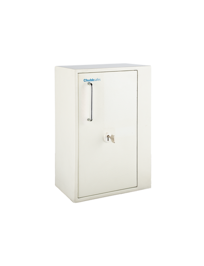 Chubbsafes Drug Cabinet DC1 secured by key lock (2 keys) c/w 3 adjustable shelves