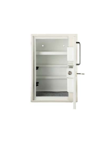 Chubbsafes Drug Cabinet DC1 secured by key lock (2 keys) c/w 3 adjustable shelves