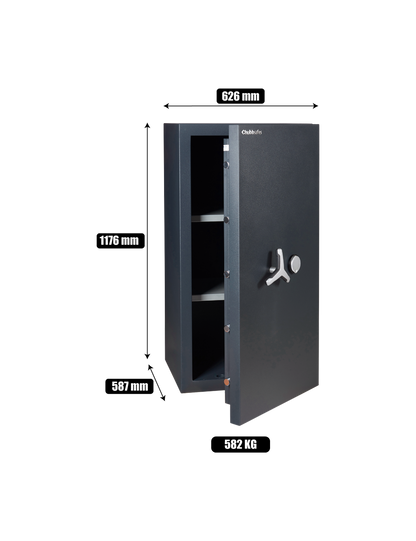 Chde II T2 M-205ubbsafes Duoguard Safe Gra