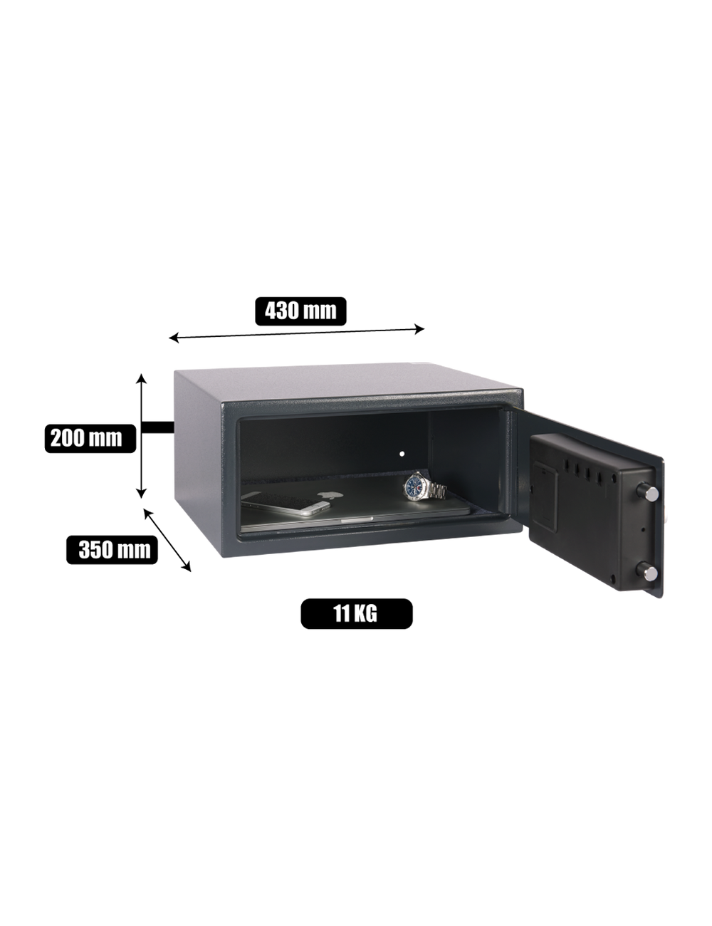 Chubbsafes Elements Air Laptop Safe M-25 UAE | Secure Safe Dubai | Axo