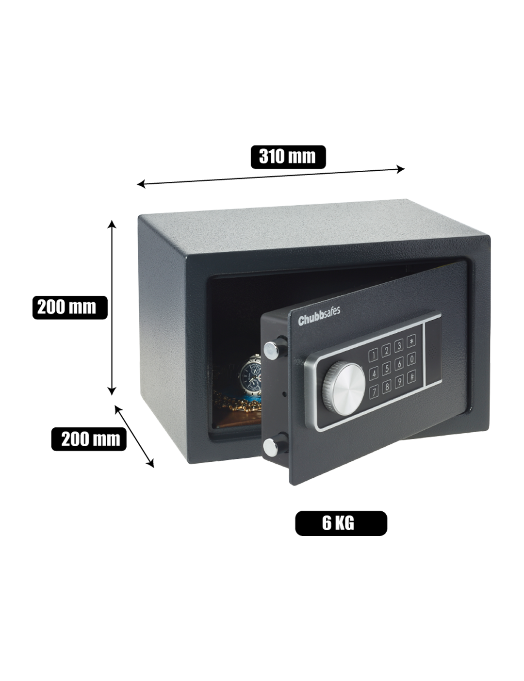 Chubbsafes Elements Air Safe Model 10 Secured By Electronic Lock