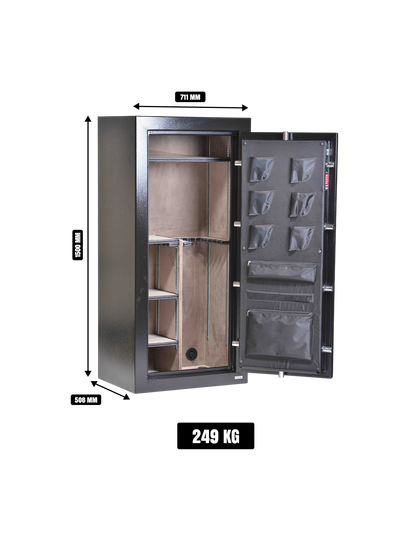 Format Liberty Safe DL19 – 60 Min Fire Rated, S&G Electronic Lock, Black