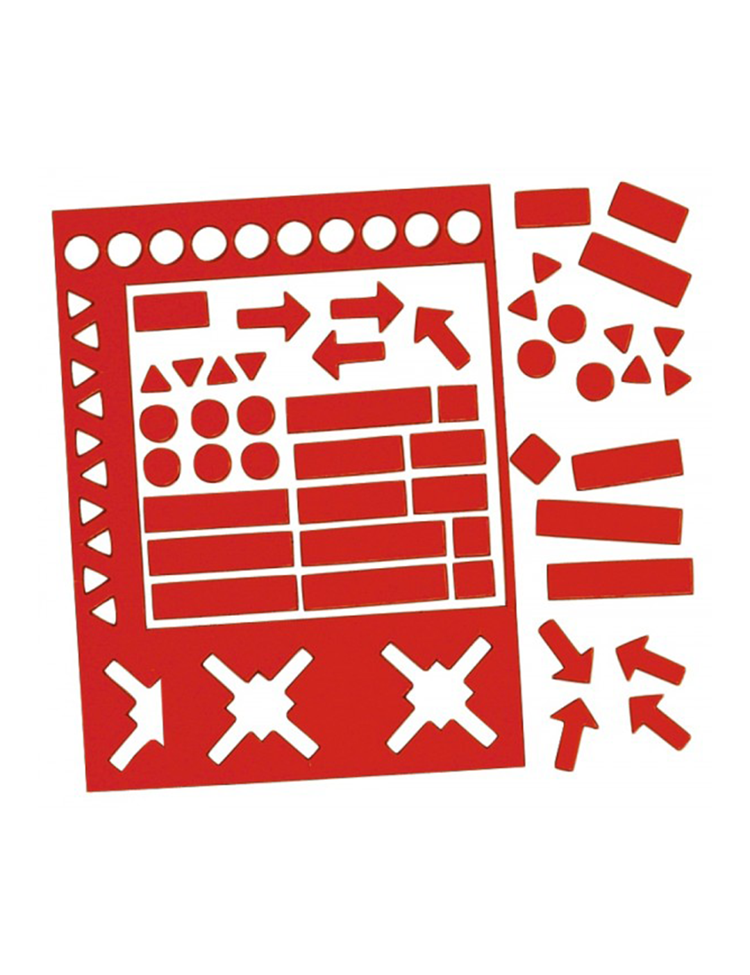 Legamaster Magnetic Symbols Red 10 mm